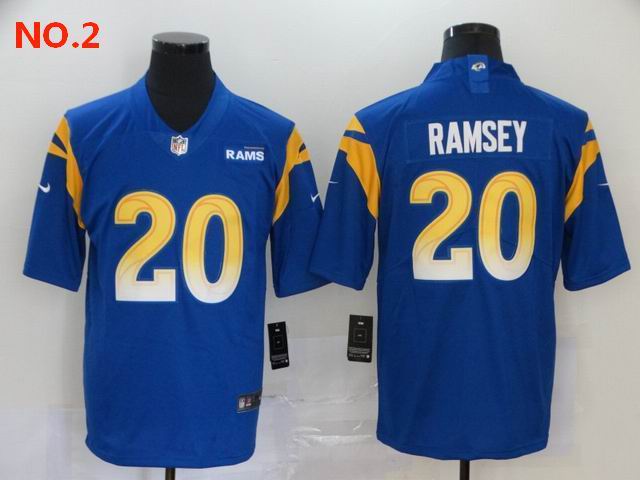 Men's Los Angeles Rams #20 Jalen Ramsey Jesey NO.2;